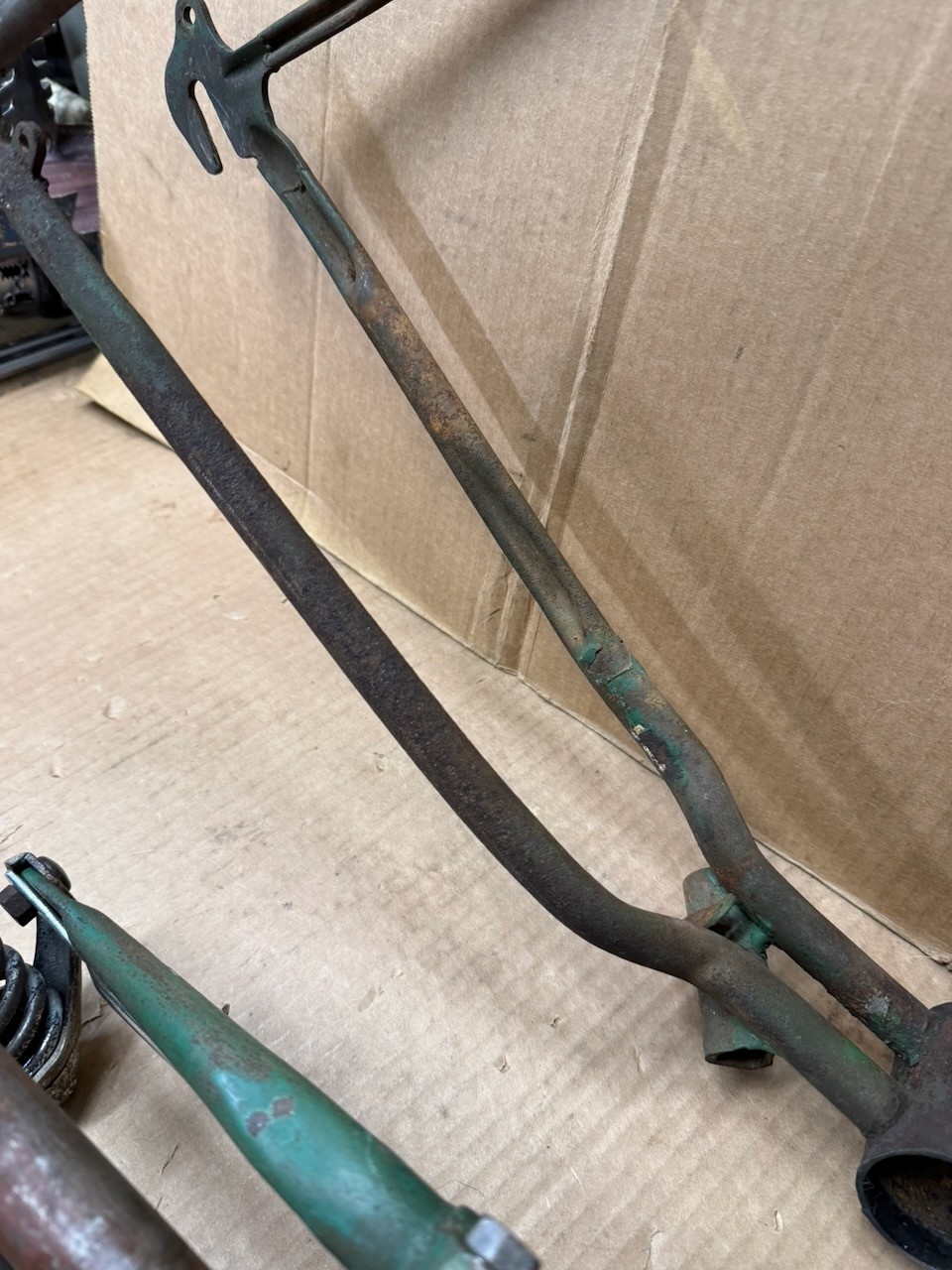 Schwinn 1949 Whizzer 26" Bicycle Frame & Springer Fork Needs Restored