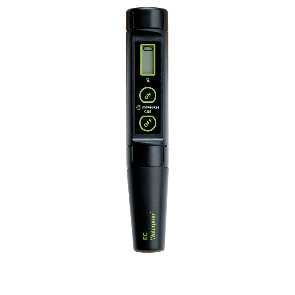 Milwaukee C65 Low Range Waterproof Conductivity Pen with ATC and Replaceable Ele
