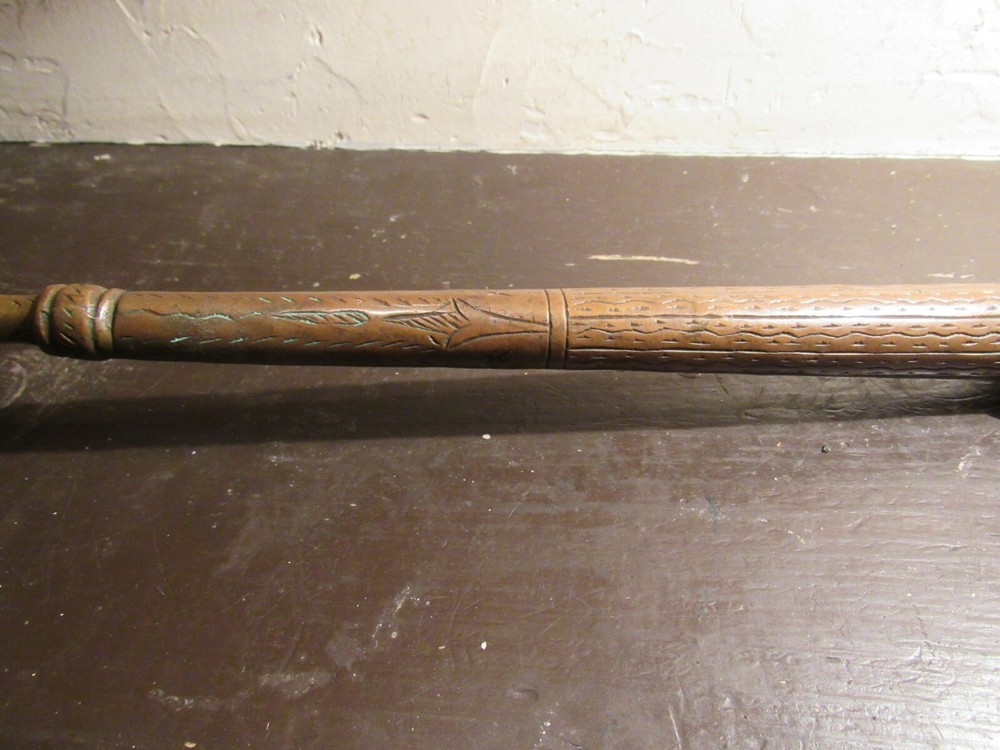 LARGE 18" 45 CM REGAL HAND TOOLED SOLID COPPER LADLE 540 GRAMS