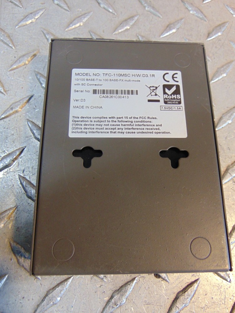 TRENDnet 10/100BASE-TX 100BASE-FX Multi Mode SC Converter