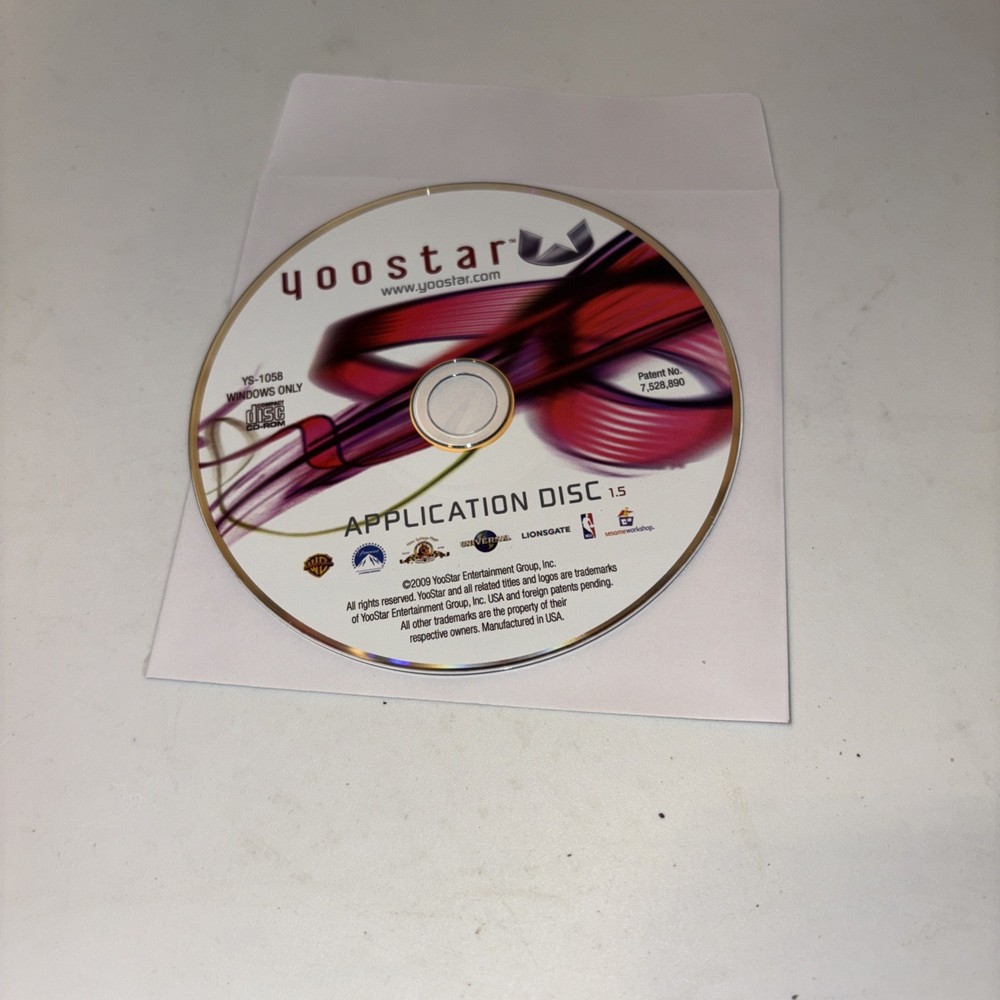 Yoostar Application Disc Windows Only