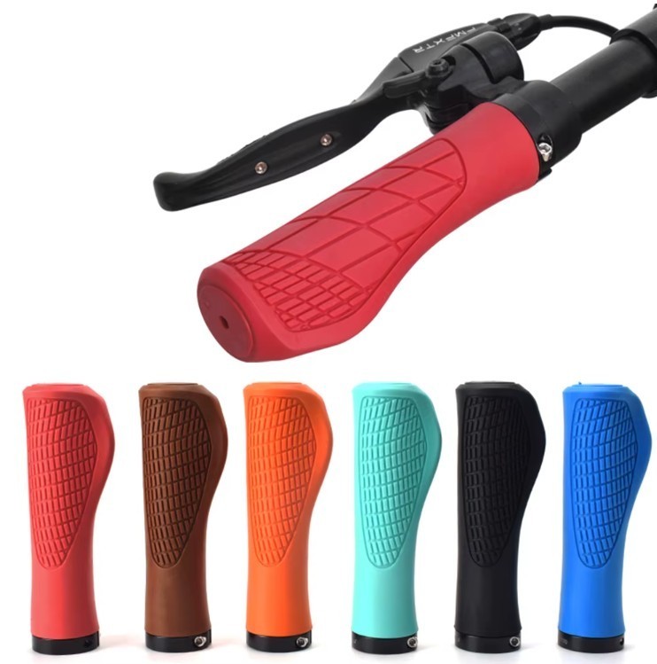 Bike Grips Rubber Mountain Bicycle MTB Handlebar Ergonomic Cycling Lock
