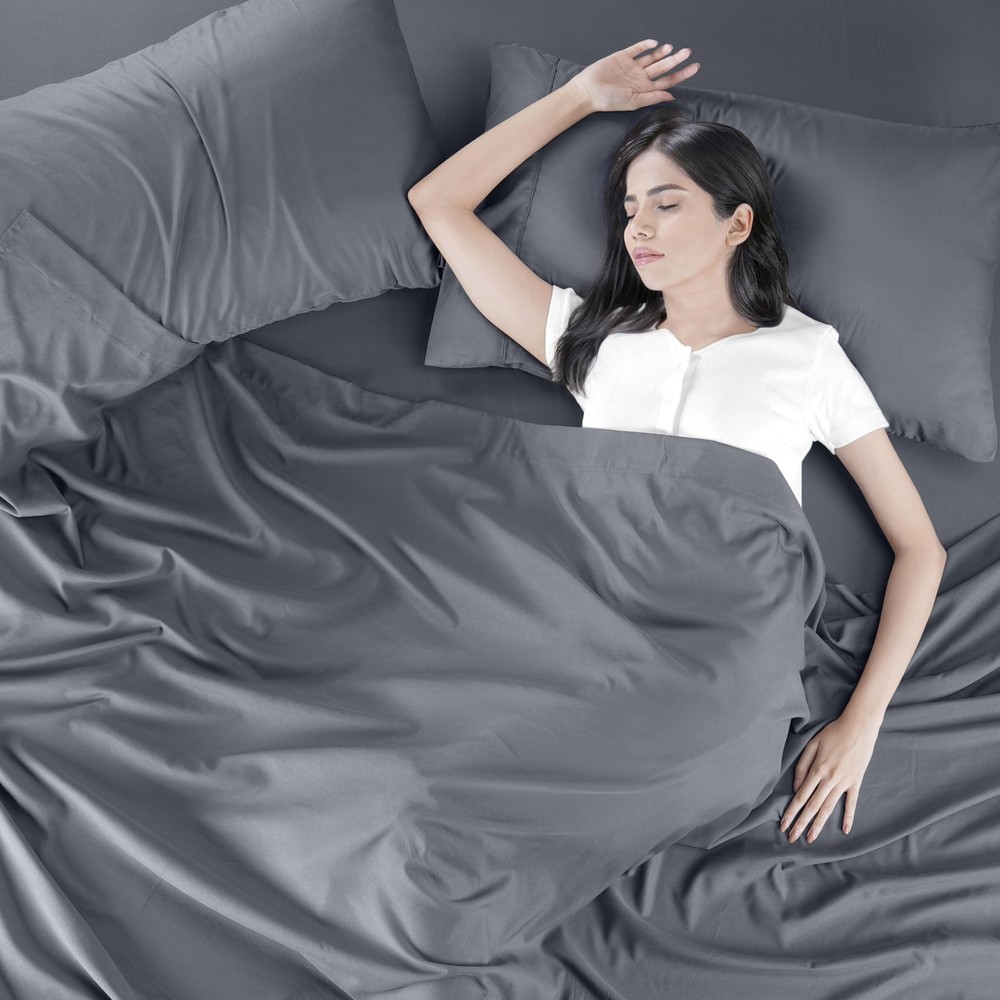 Utopia Bedding King Bed Sheets Set - Pack of 2 Sheet Sets - Perfect for Spa, ...