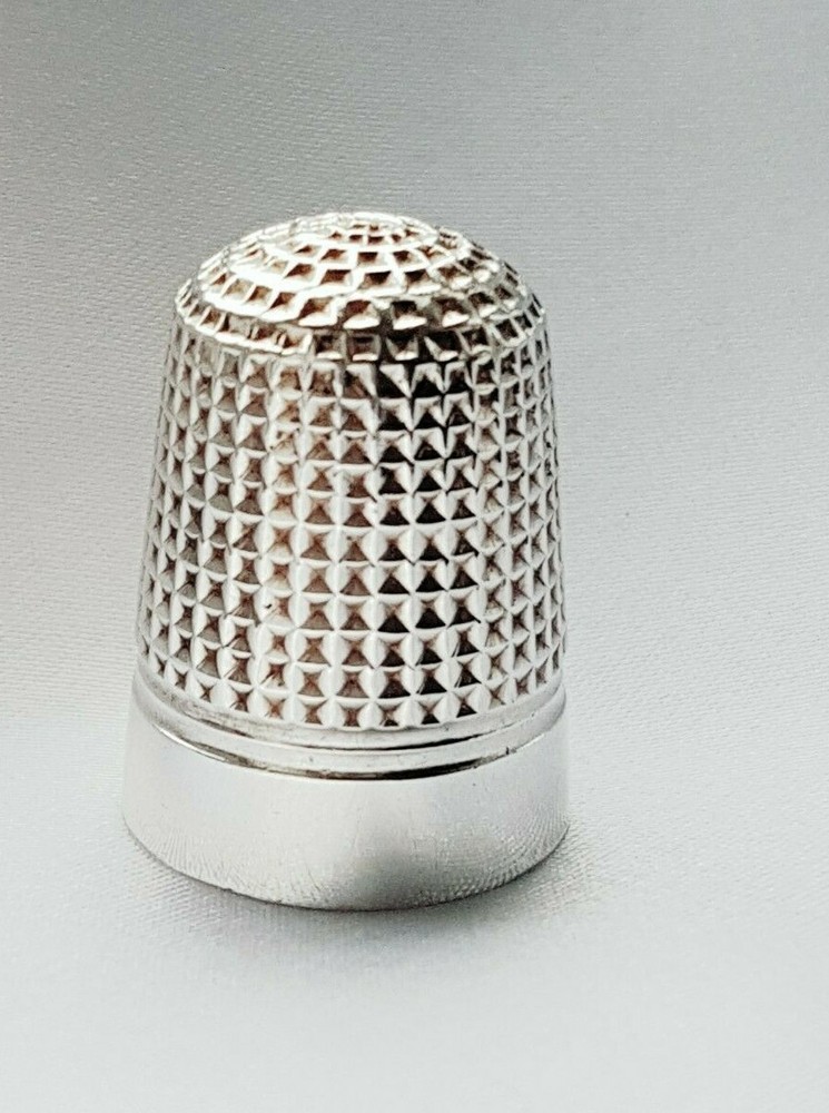 Silver THIMBLE ~ Charles Horner (CH) DORCAS ~ Size 6