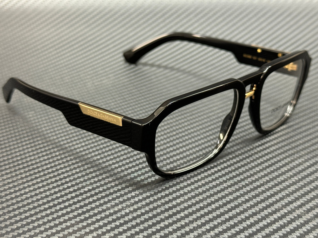 DOLCE & GABBANA DG3389 501 Black Men's 55 mm Eyeglasses