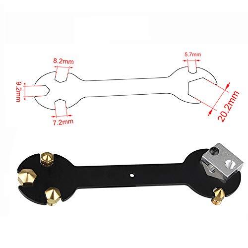 2pcs 3d Printer 5 In 1 Spanner Replacement Installtion Tool Multifunction Upgrad