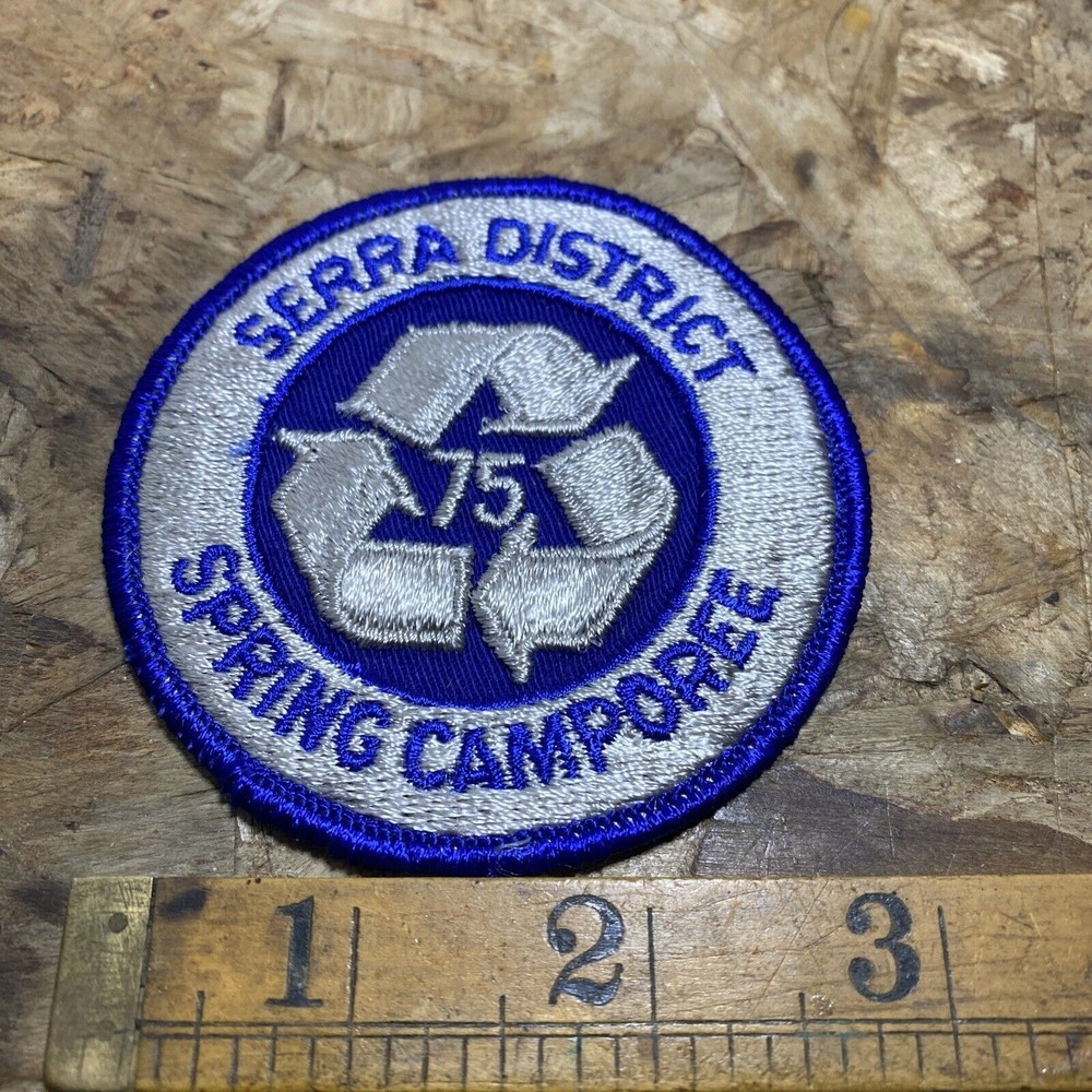 🍋 Serra District Spring Camporee Patch Vintage Retro Antique 🍊