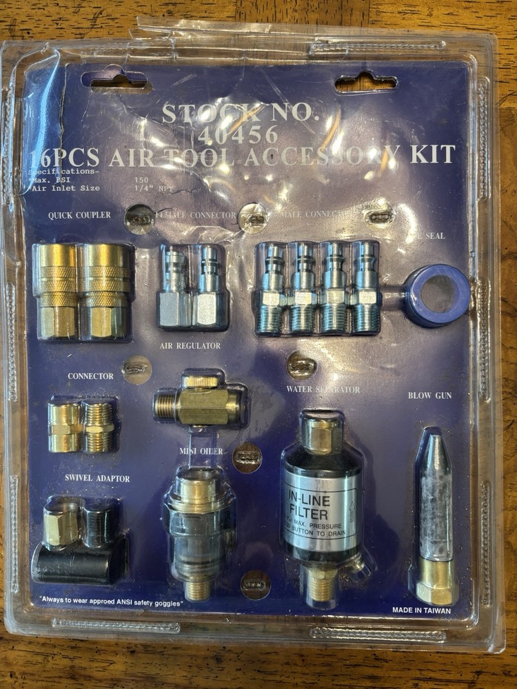 Air Tool Accessory Kit - 16 Pieces