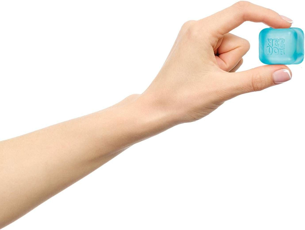 Nice Berg - Nice Cube - Sensory Squeeze Toy with a Super Solid Squish 1.25" Wide