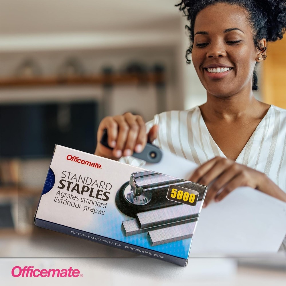 Chisel Point Standard Staples, 5-Pack, 20 Sheets Capacity - Reliable and Durable