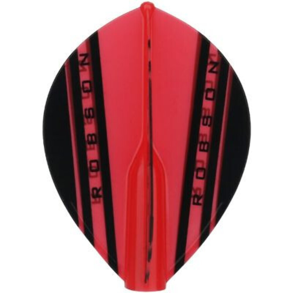 Robson Plus V Dart Flights Pear - Red