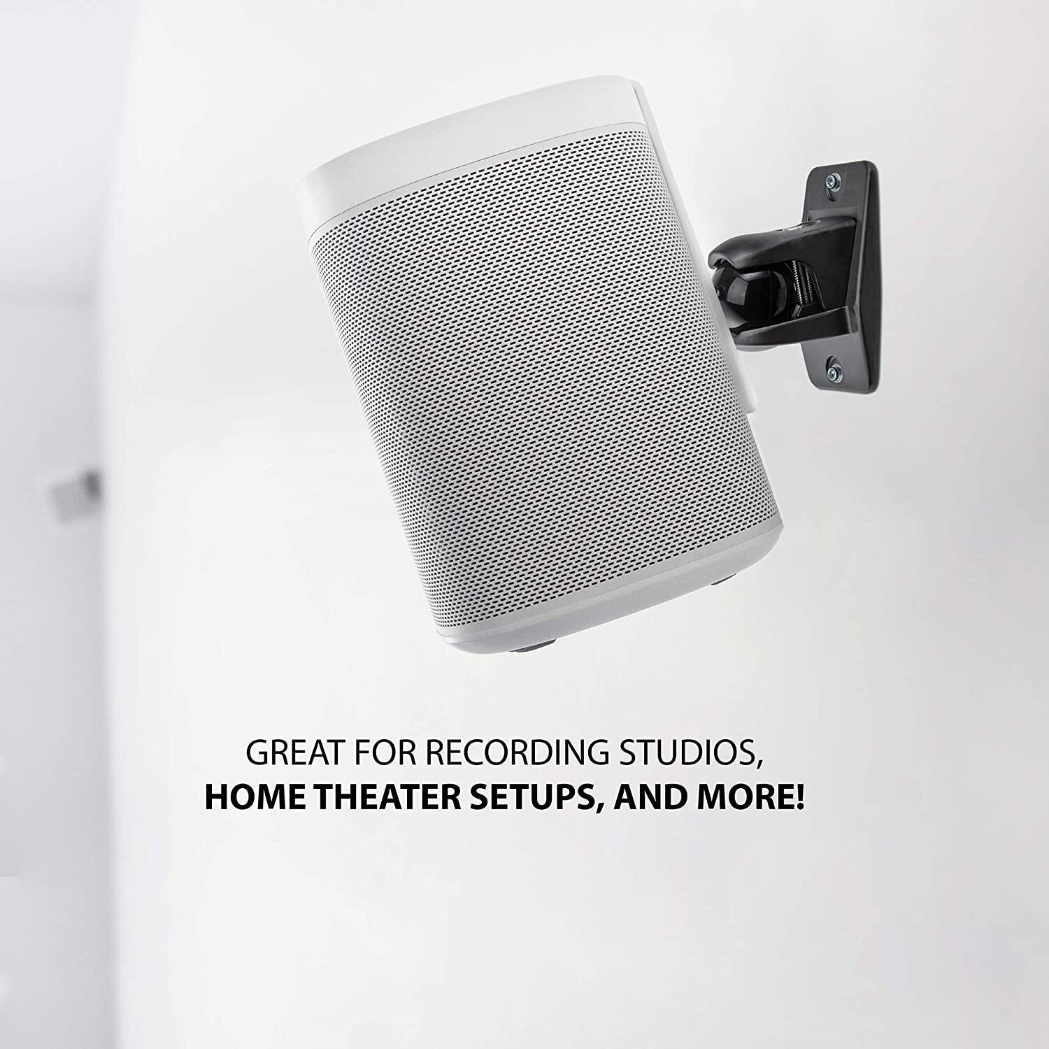 Jumbl, Stainless Steel 10 Lbs Max, Speaker Wall Mount Bracket, Pack of 2