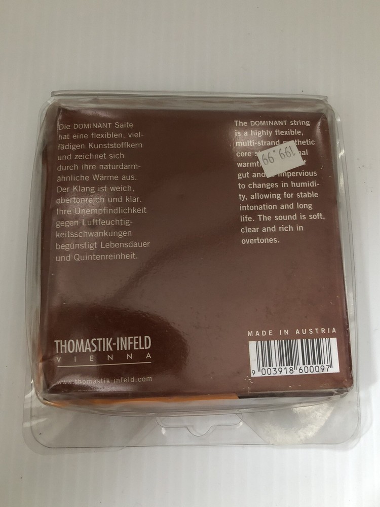 Thomastik Dominant Cello Set 147 A, D, G, C Full String Set