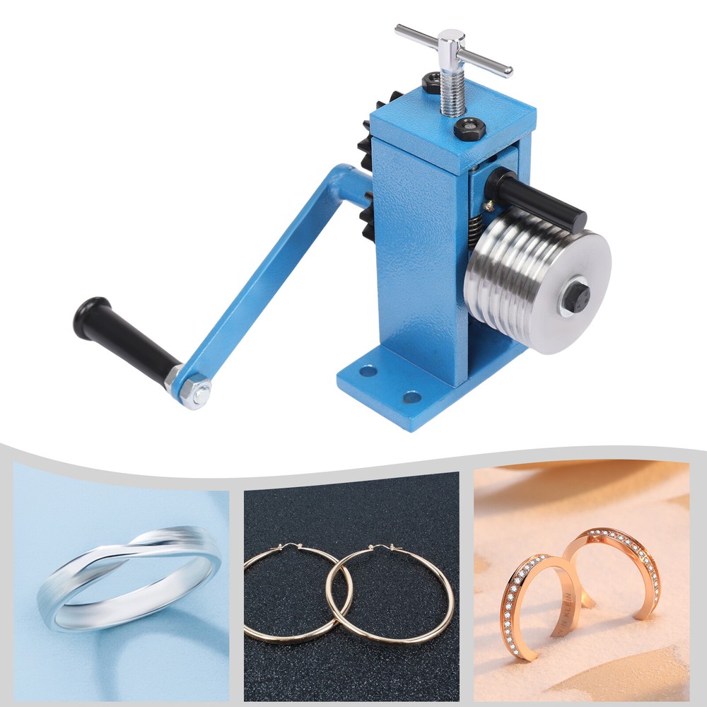 Handcrank Ring Earring Bending Machine Ring Bender Jewelry Crafts Making Tool