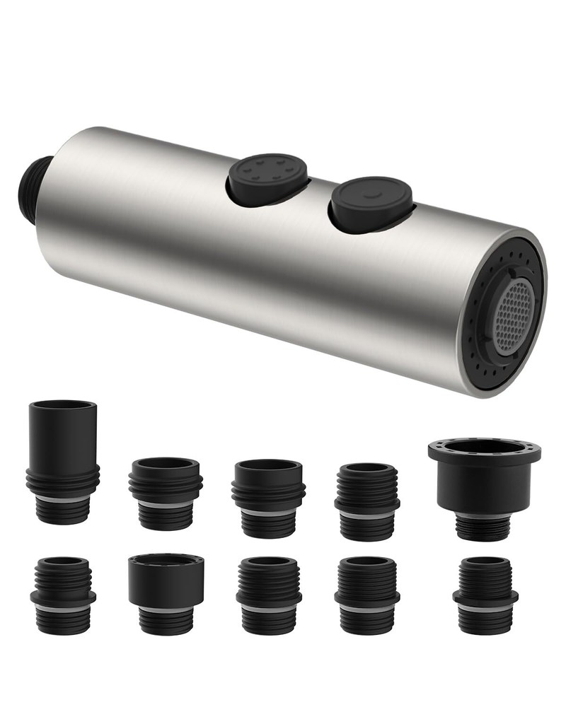 Metal Pull Down Kitchen Faucet Head Replacement,2 Function Sink Faucet Head