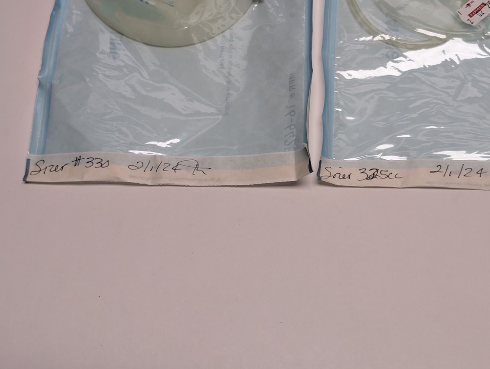 2 pcs. MENTOR 330CC & 325CC Silicon Sizer (USED).