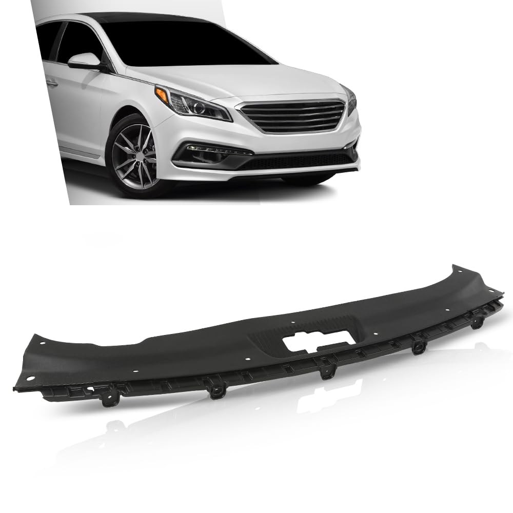 Front Upper Grille Radiator Assembly for Sonata 2015-2017 Black