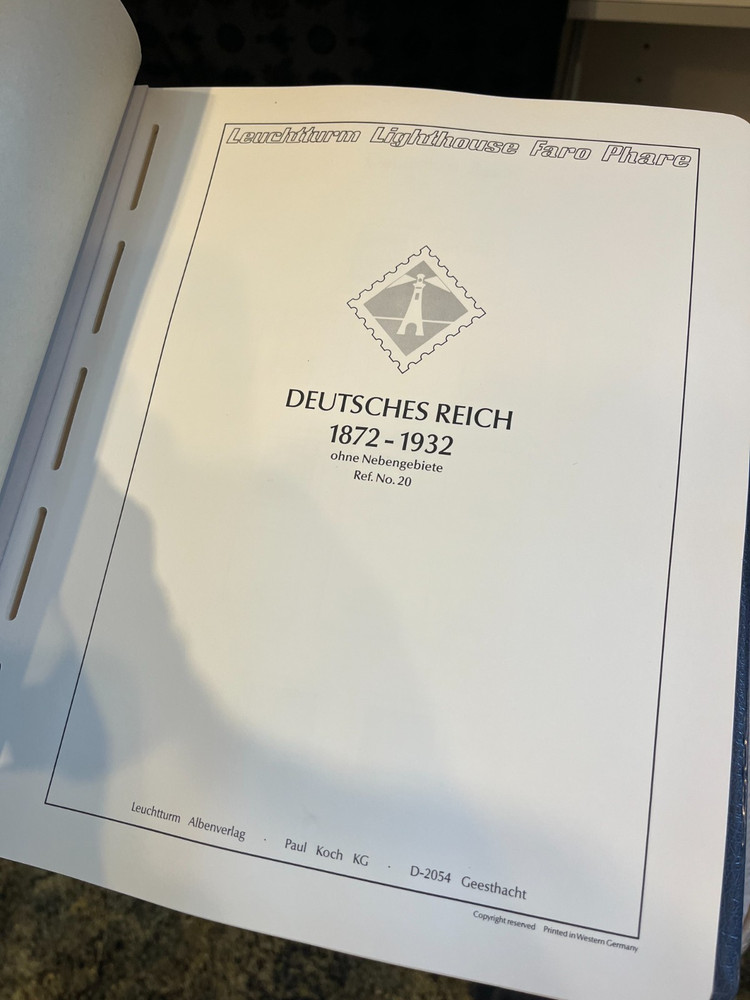 Stamp Album Set - Deutschland/Germany - Leuchtturm/Lighthouse - Mint Condition