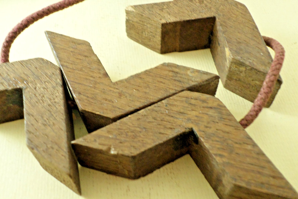 Cabinetmakers Solid Oak Framing Corner-Clamps, Handmade, Good (299X)