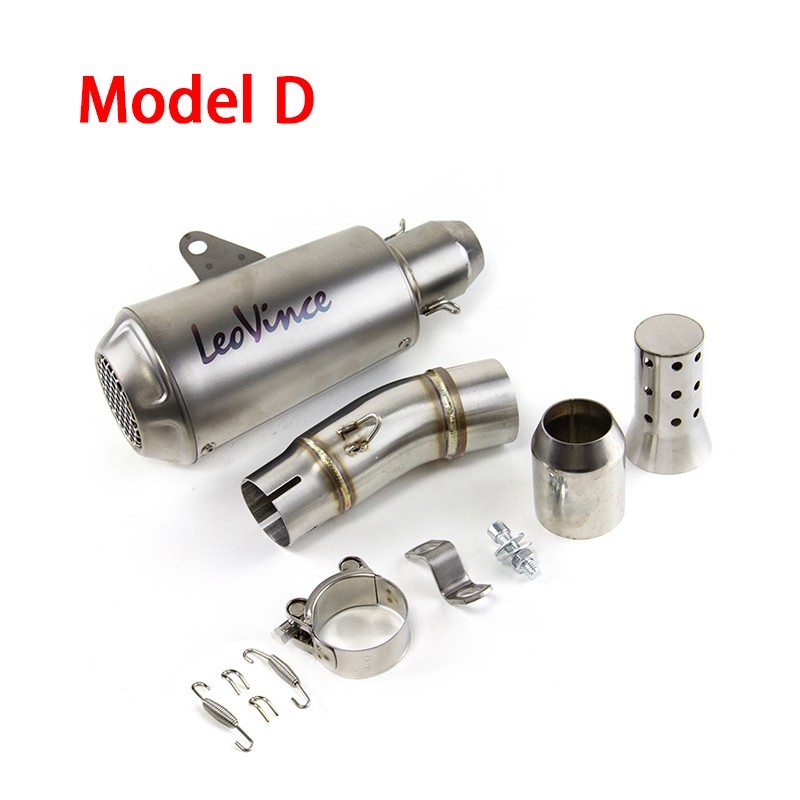 For Kawasaki Ninja 400 Ninja 500 Z400 Z500 Exhaust Tips Mid Pipe Slip On Muffler