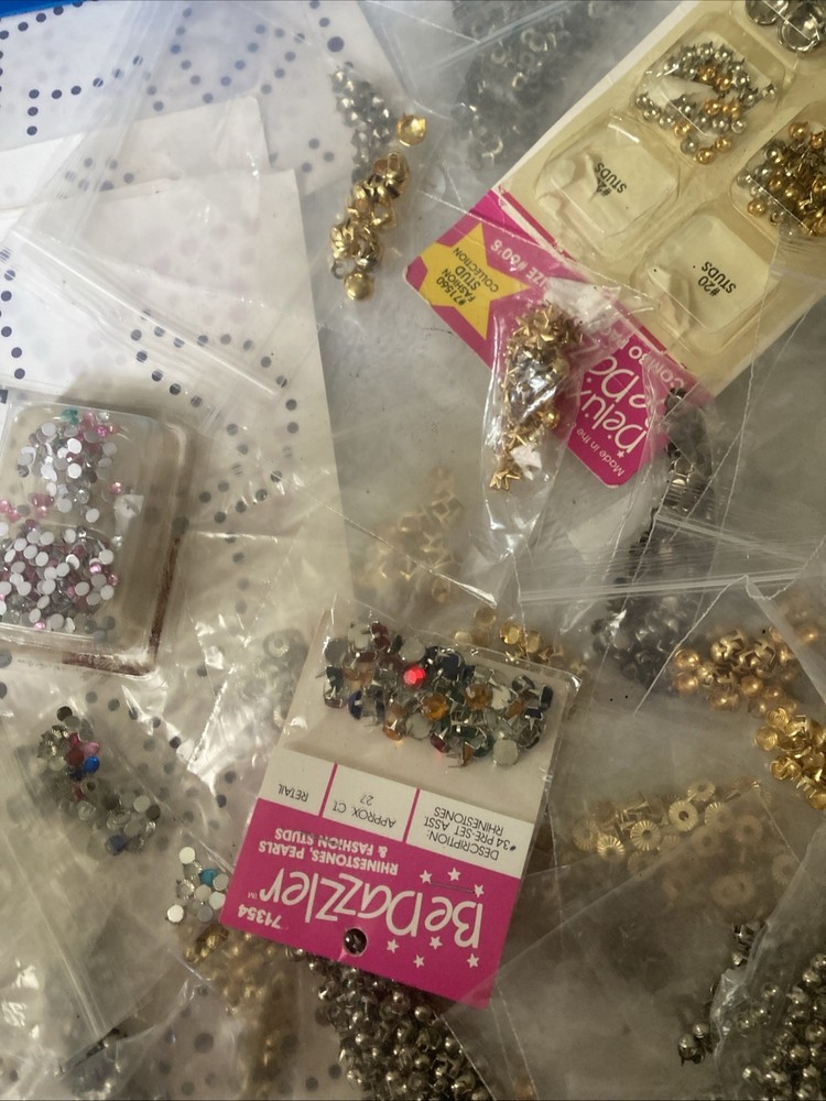 2 Bedazzlers With Studs, Rhinestones, Patterns, Instructions