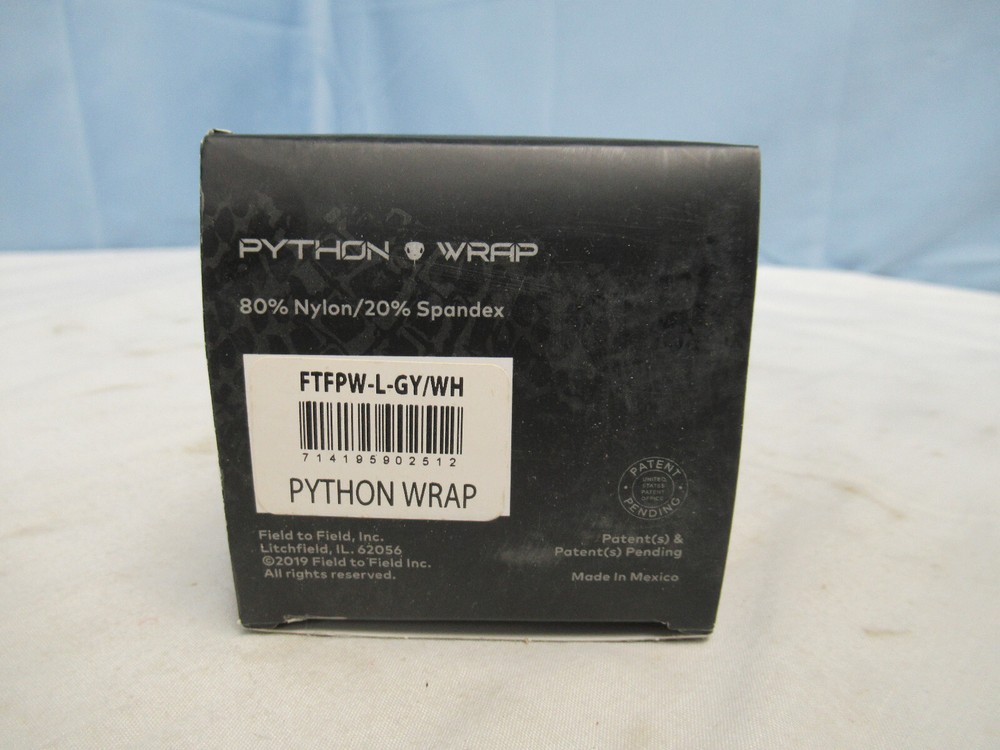 Python Wrap 3 Layer Compression Performance Wrap L FTFPW-L-GY/WH 714195902512