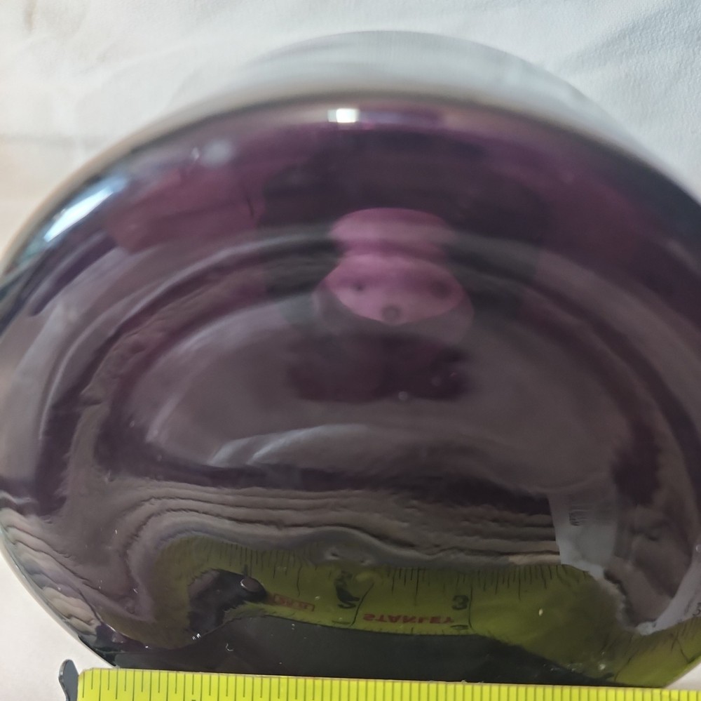 70s Style Purple Glass Reed Diffusers Bottle with 50 Reed Diffuser Sticks