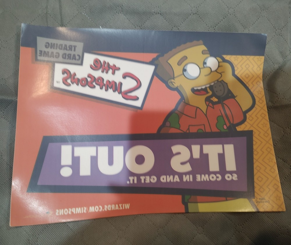 Simpson Promotional Window Cling