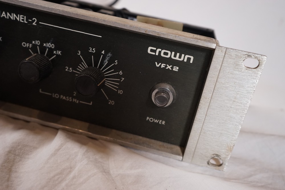 Crown VFX-2 Dual Channel Filter Cross-Over Untested