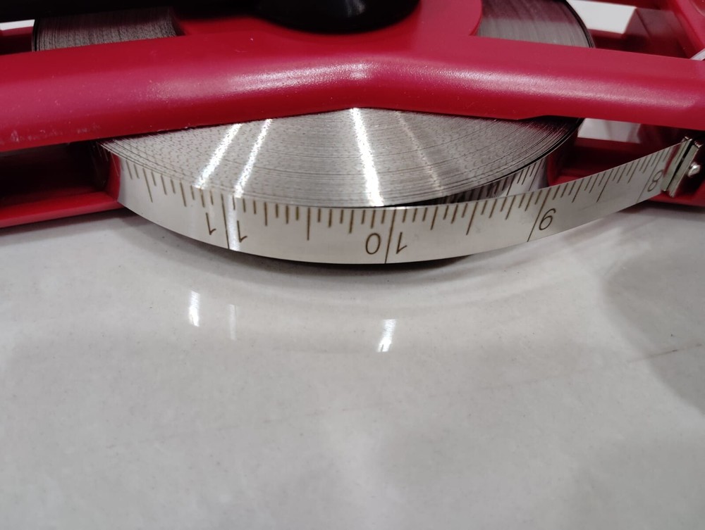 BMI 30M Stainless Steel Basic The Compact Frame Measuring Tape New