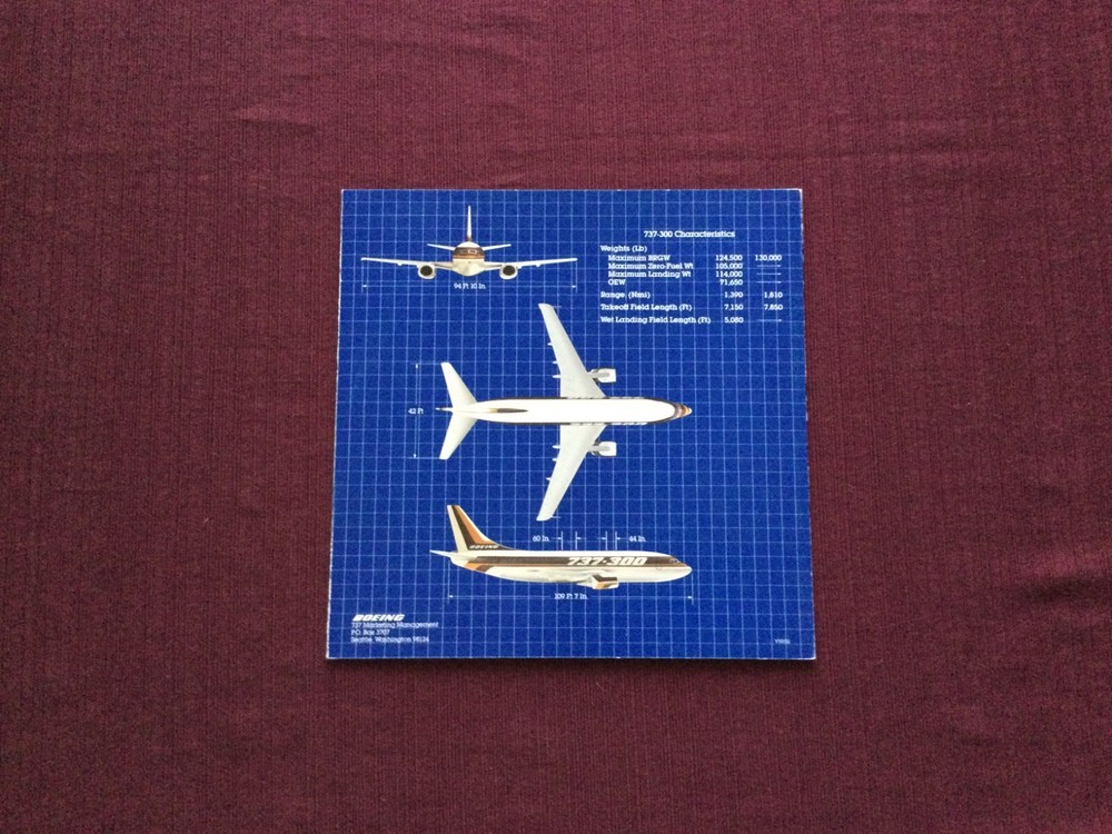 Boeing 737-300 Brochure 1979