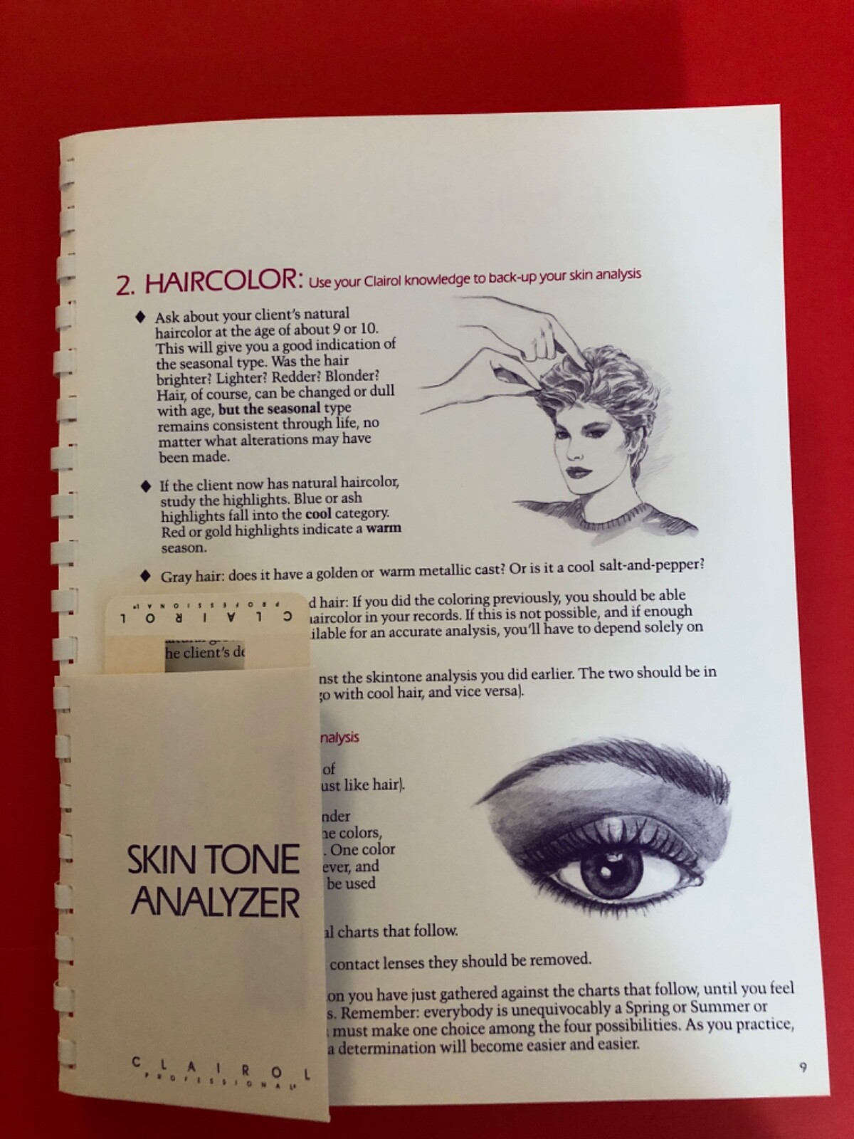 Color Analysis Drapes+Full Color book-step by step-a MUST to use for analyzing!