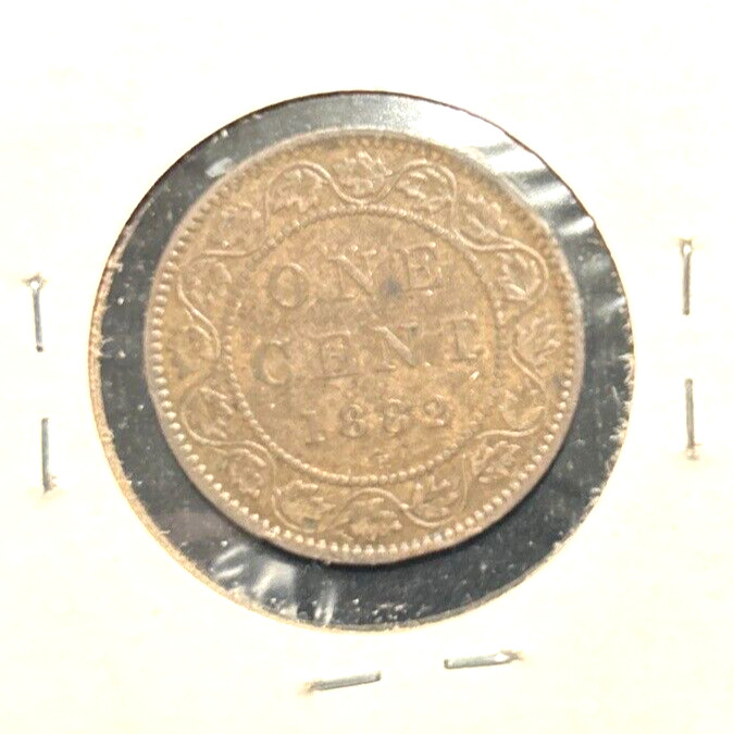 Canada 1882 H C/A large cent KM 7