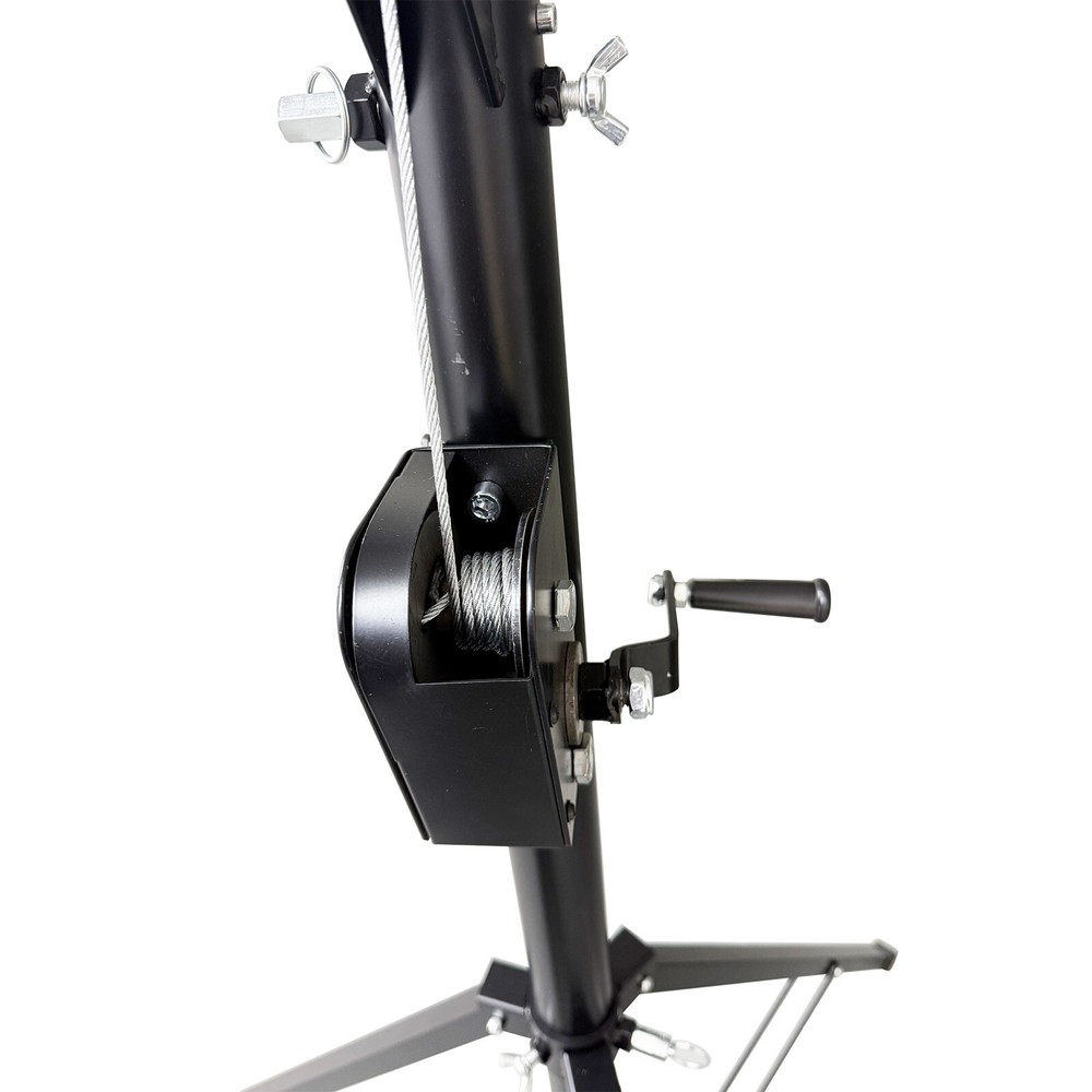1pc Hand Crank Short Rod Support 5.9ft-13ft Stage Light Stand Loading 176lbs