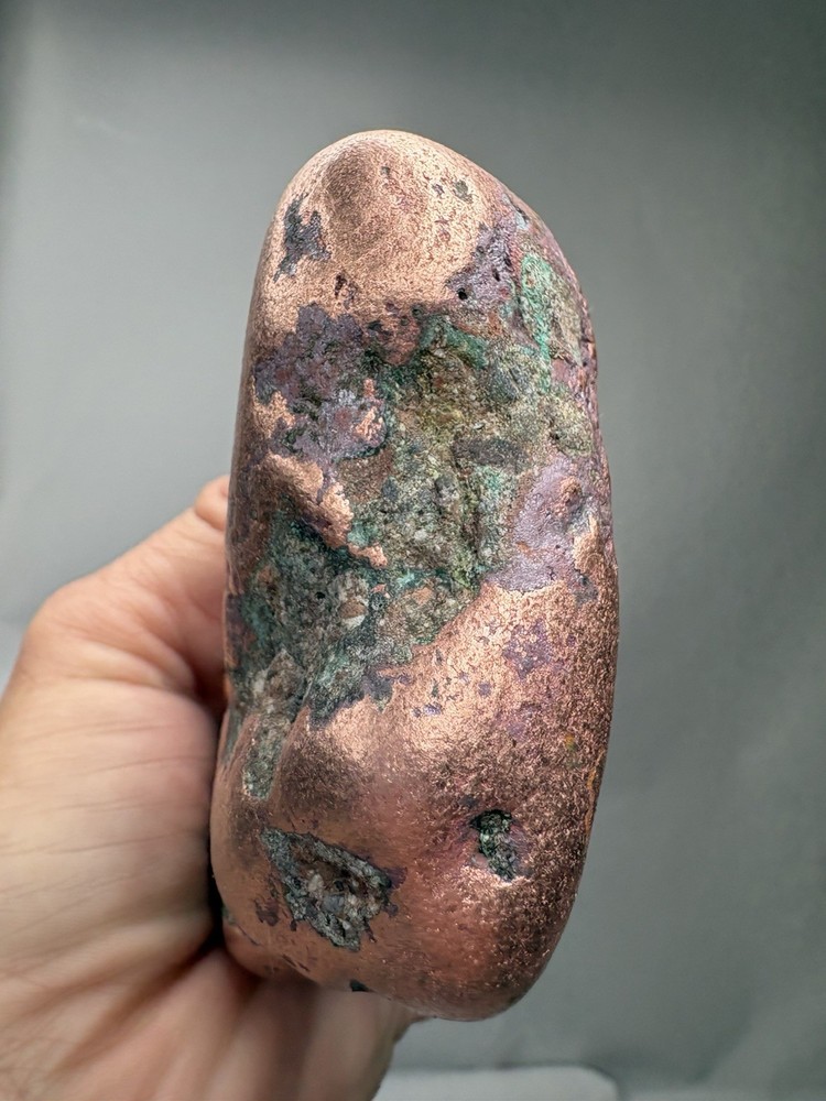 2 Pound Pure Solid Native Michigan Float Copper Mineral Specimen Lake Superior