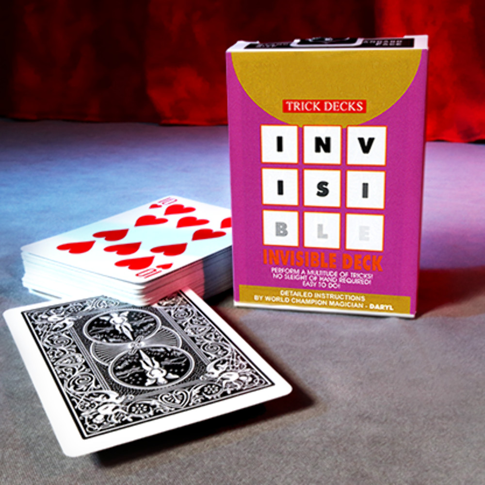 Bicycle® Invisible Deck (Black) Playing Cards