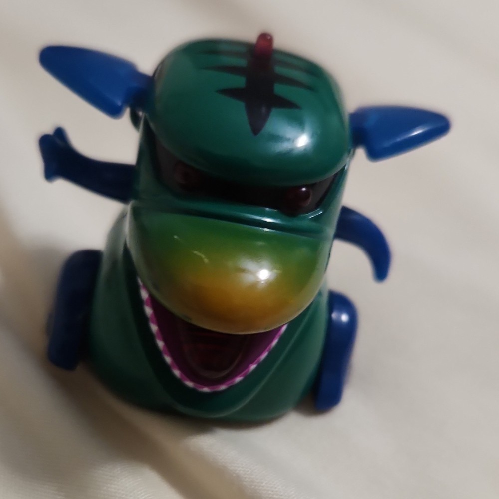 TOMY Micropets Electronic Interactive Green Dinosaur Figure 2002