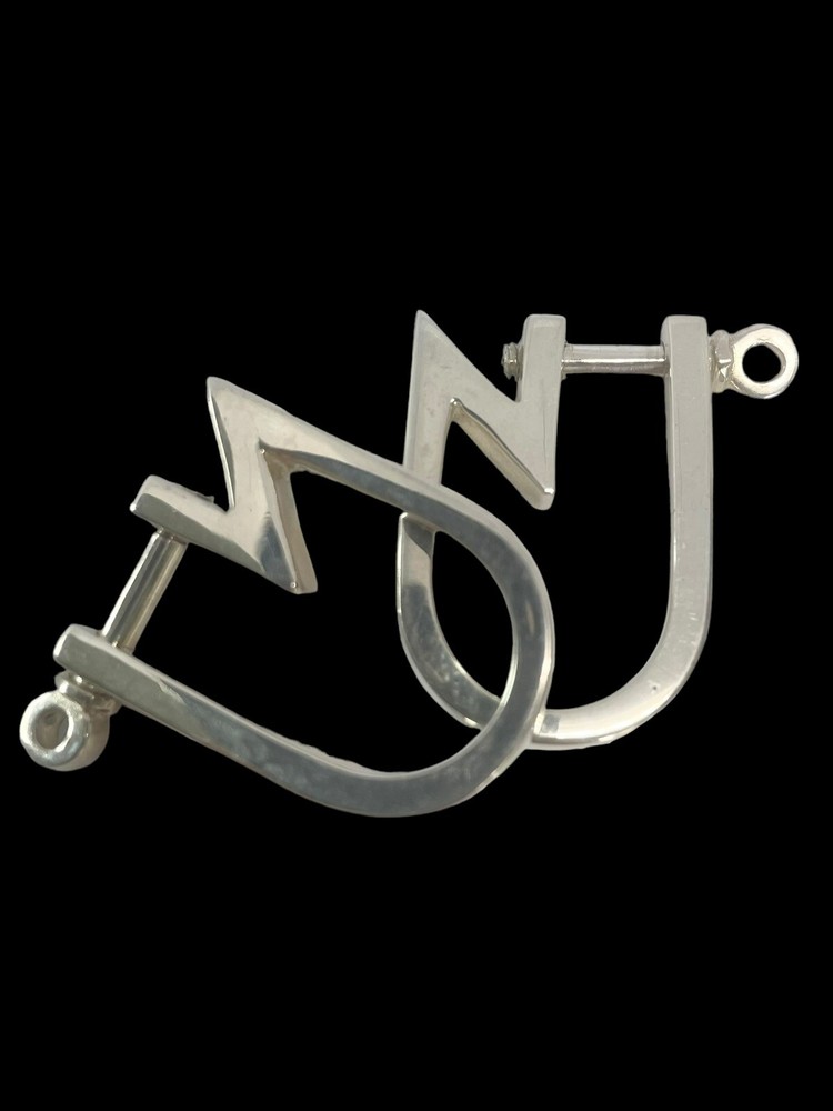 Solid Silver Shirt Shackles by Bullionboy Cufflinks That Show Commitment at Work