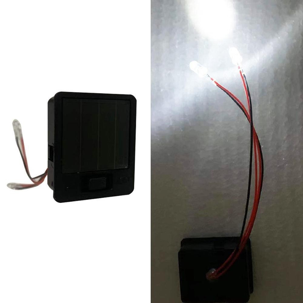 Solar Battery Box Replacement Solar Light Units with LED Warm Light