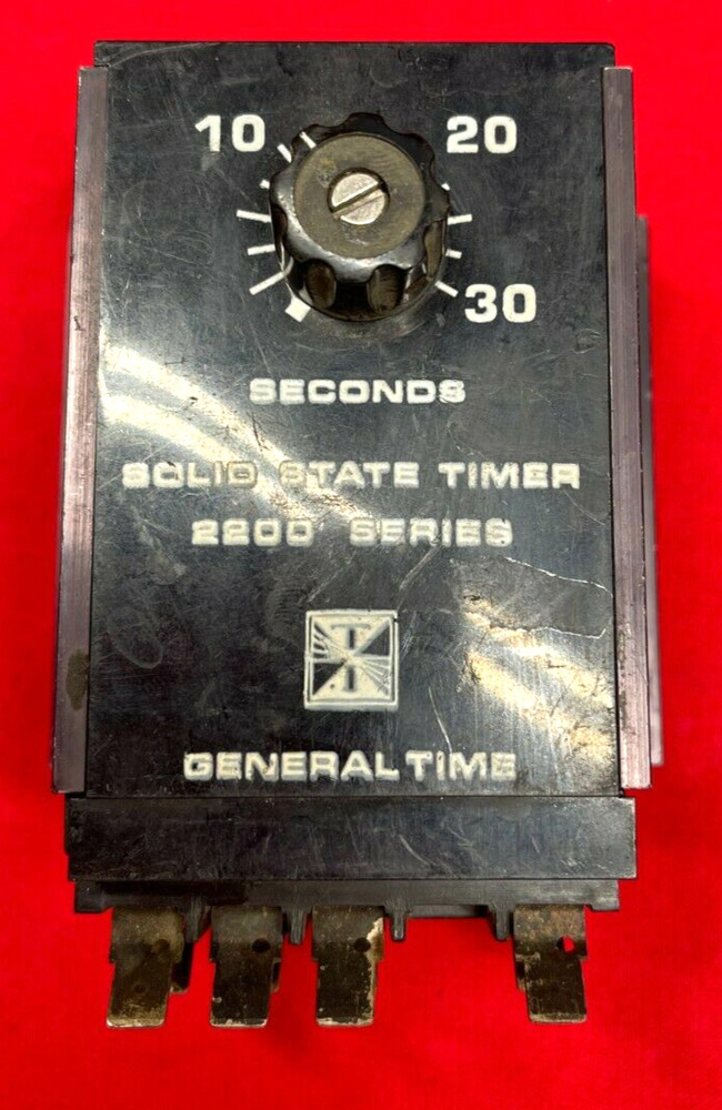 GENERAL TIME DELAY TIMER 30 SECONDS 2200 SERIES 117V 50/60HZ SOLID STATE TIMER