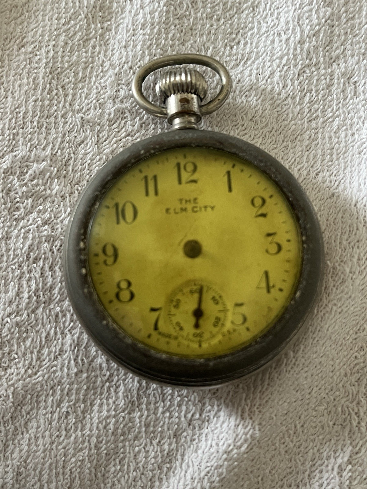 Vintage x3 Pocket Watch Lot: The Elm City, Westclox Pocket Ben, Ingersoll Midget