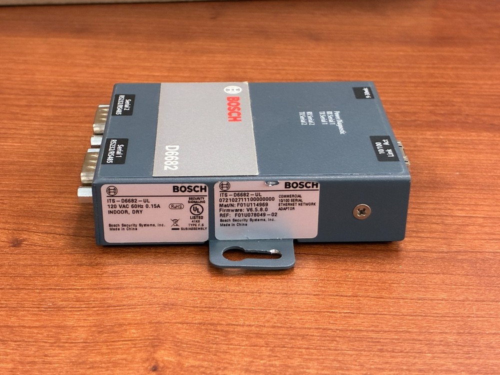 Bosch ITS-D6682-UL Ethernet Network Adapter