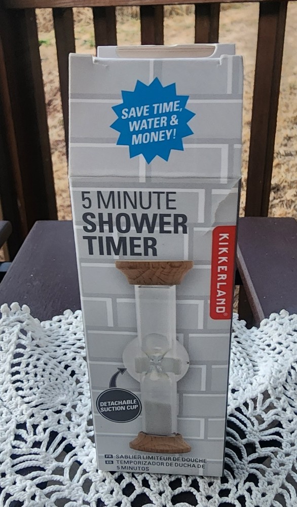 Kikkerland 5-minute Shower Timer, NIB