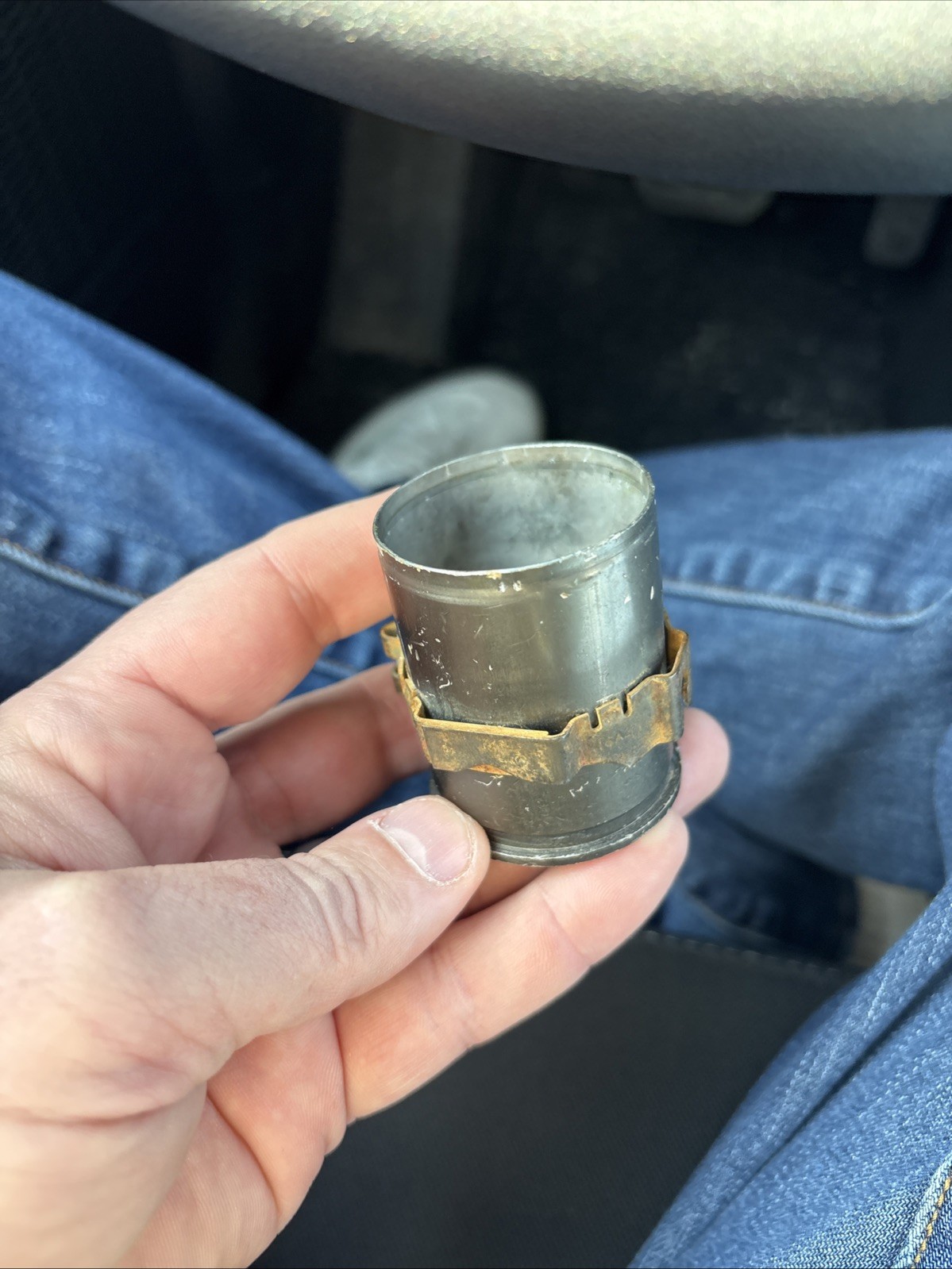 Vintage 40MM Navy Empty Spent Shell Trench Art Ash Tray/Paperweight Cartridge