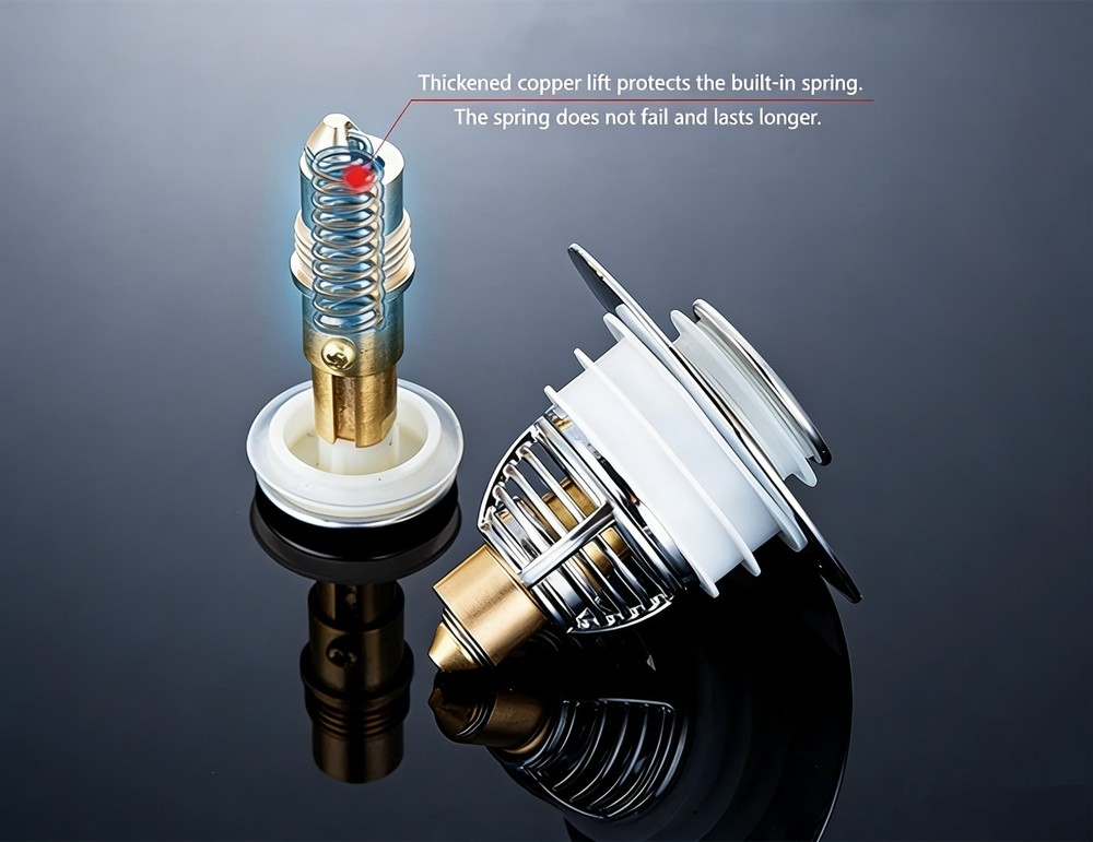 Drain Magic Universal Sink Stopper, Instantly Replace Broken Stoppers US Stock