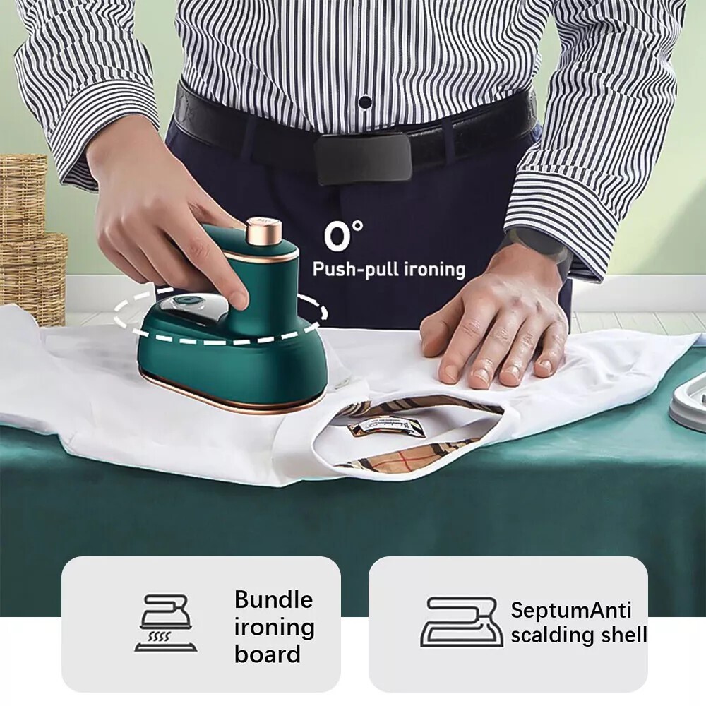 Mini Portable Steam Iron Machine Steamer Micro Handheld Garment Clothes Ironing