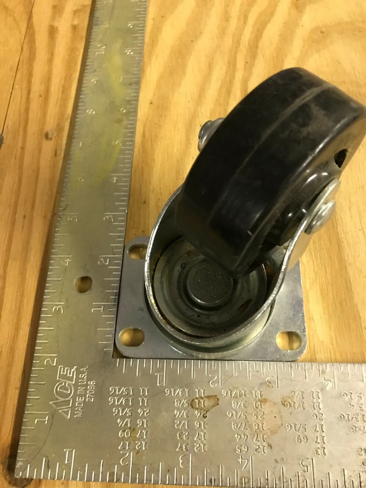 3 inch diameter metal swivel caster