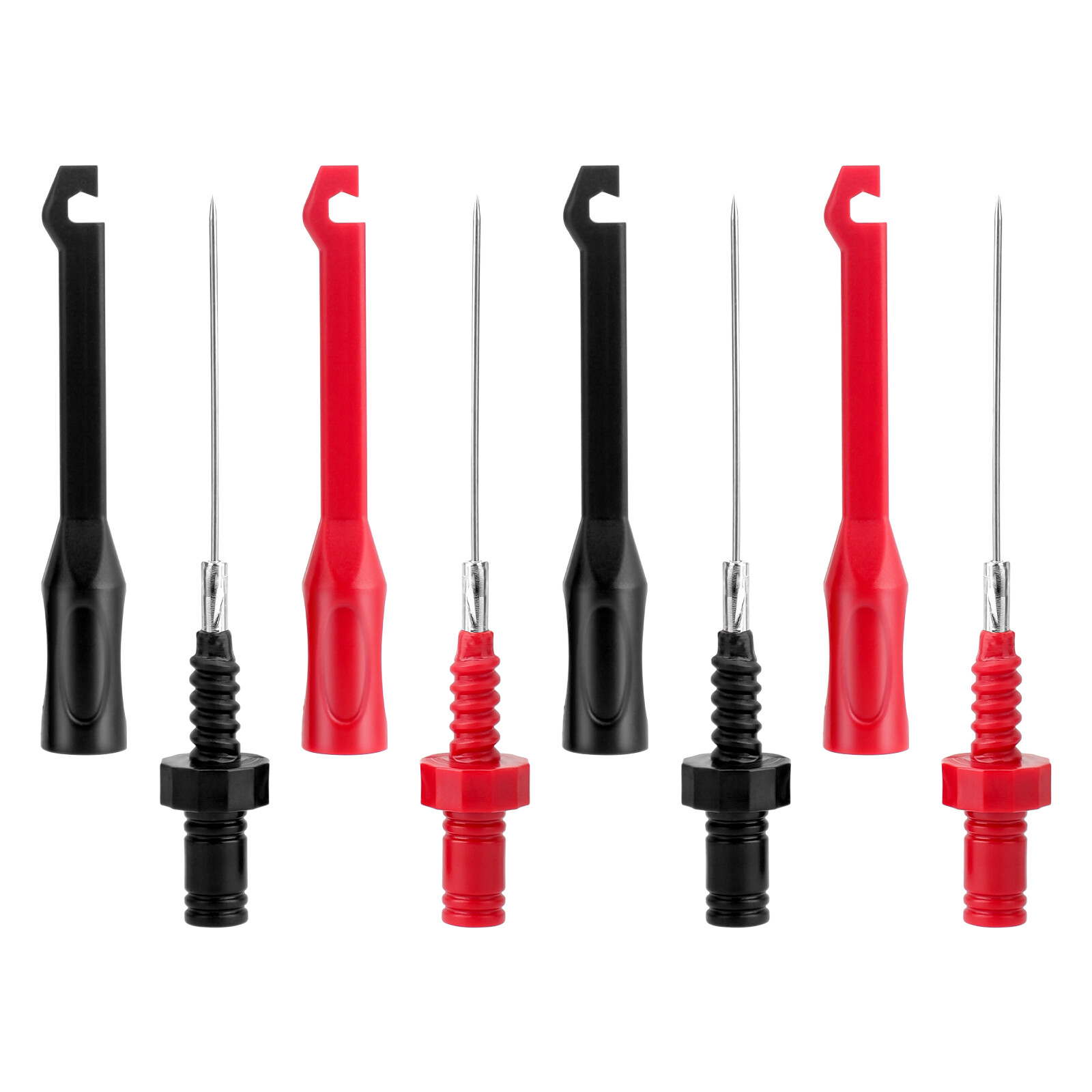 4Pcs Wire Piercing Probe Clip Puncture Back Probe Pins Automotive Test Lead Kit