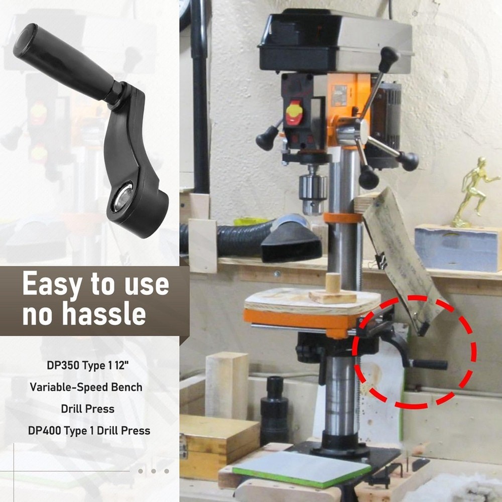 Drill Press Table Elevation Crank Handle P 1344258 for Drill Press Table2814