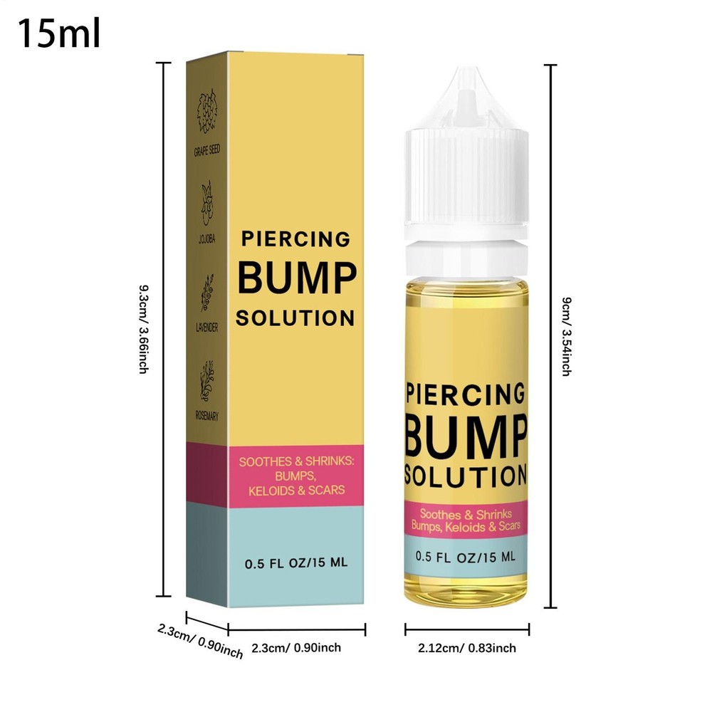 Piercing Bump Shrinking Drops Keloid Bump Remover 0.5 Fl Oz